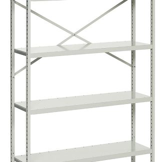 Scaffalatura Grigio Acciaio Treston 6 ripiani, 2000mm x 1000mm, 400mm, capacità di carico 150 kg/Shelf, 1000 kg/Part
