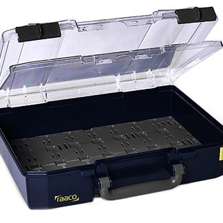 Contenitore modulare Raaco in Polipropilene, 1 scomparti, 83mm x 413mm x 330mm, Coperchio trasparente