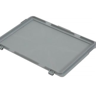 Coperchio per scatola di stoccaggio RS PRO in PP, col. Grigio, 19mm x 300mm x 400mm