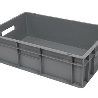 Contenitori Euro RS PRO in PP, 30L, col. Grigio, 170mm x 400mm x 600mm