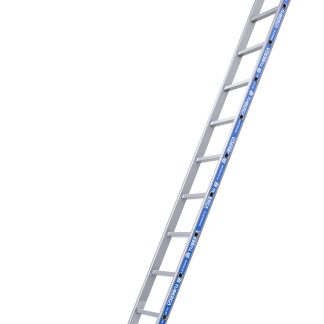 Scala TUBESCA a 10 gradini, apertura 2.97m, alt. piattaforma 7.8m, montanti in Alluminio