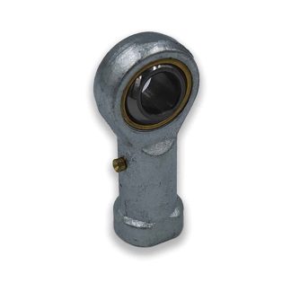 Terminale aste LDK, lunghezza 39mm, foro da 6mm, filettatura M6 Femmina, carico dinamico 3.2kN, statico 8.1kN, in