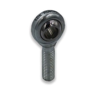 Terminale aste LDK, lunghezza 45mm, foro da 6mm, carico dinamico 4.7kN, statico 6.8kN, in Acciaio al carbonio