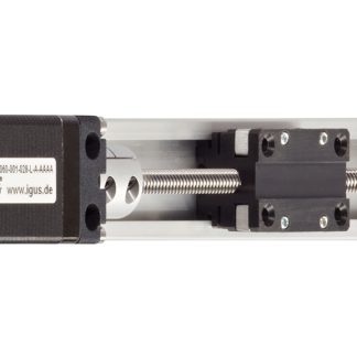 Tavola di posizionamento Igus, lunga 177mm, corsa da 100mm, carrello da 35mm, carico statico 40N