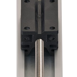 Tavola di posizionamento Igus, lunga 337mm, corsa da 250mm, carrello da 35mm, carico statico 40N