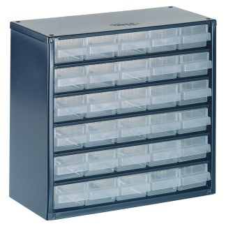 Cassettiera portaminuterie Raaco, 30 cassetti , 283mm x 306mm x 150mm