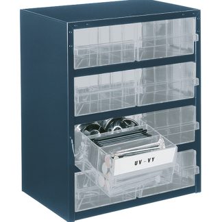 Cassettiera portaminuterie Raaco, 8 cassetti , 435mm x 357mm x 255mm