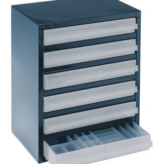 Cassettiera portaminuterie Raaco, 6 cassetti , 435mm x 357mm x 255mm