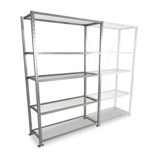 Rack di stoccaggio Acciaio Galvanizzato Manorga, 2000mm, 1000mm x 800mm x 400mm