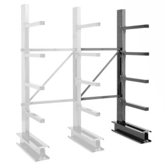 Rack di stoccaggio Acciaio Grigio scuro Manorga, 2000mm, 1000mm x 200mm x 800mm