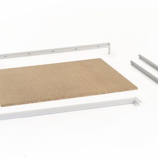 Rack di stoccaggio Acciaio Grigio scuro, grigio chiaro Manorga, 1500mm x 100mm x 600mm