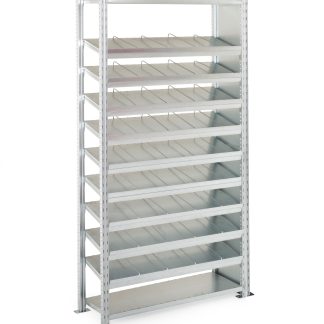 Piattaforma di espansione Galvanizzato Manorga 9 ripiani, 2000mm x 1000mm, 400mm, capacità di carico 150kg