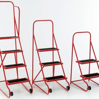 Scaletta RS PRO in Gomma, acciaio, 3 gradini, alt. piattaforma 0.75m