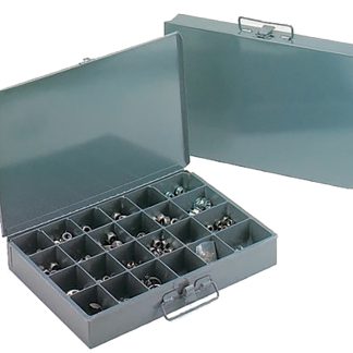 Contenitore modulare Durham in Acciaio, 8 scomparti, 50mm x 339mm x 234mm
