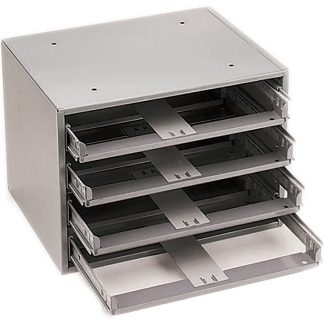 Contenitore modulare Durham in Acciaio, 4 scomparti, 285mm x 387mm x 298mm