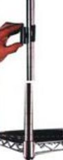 Montante per scaffale Acciaio RS PRO, scaffale in filo metallico, 1880mm