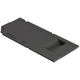 Coperchio contenitore Bosch Rexroth Storage Bin Nero ABS per uso con GB-1210, dimensioni117 x 32 x 173mm