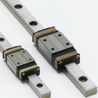 Guide lineari NSK, serie LH, misure 215mm x 8mm, carrello da 24mm x 16mm, carico dinamico 980N, statico 2260N, in