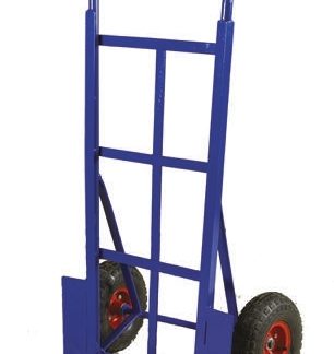 Carrello portapacchi in Acciaio RS PRO, ruote pneumatiche, piastra di carico 460 x 255mm, portata max 300kg