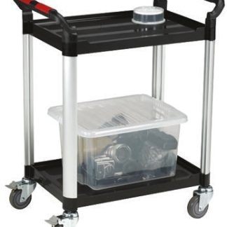 Carrello RS PRO in Alluminio, 2 ripiani 630 x 424mm, portata max 100kg