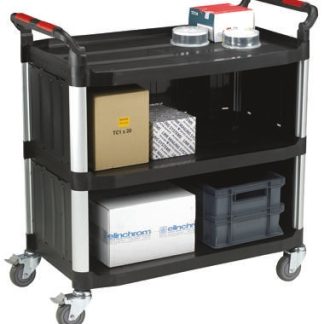 Carrello RS PRO in Alluminio, 3 ripiani 866 x 500mm, portata max 200kg (Carichi medi)