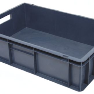 Contenitori Euro RS PRO in PP, 27L, col. Grigio, 150mm x 400mm x 600mm