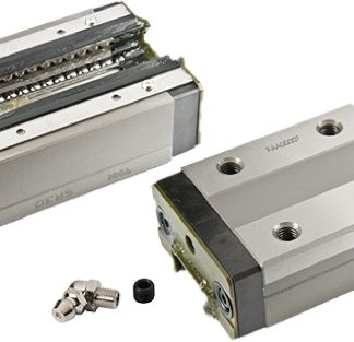 Carrello a guide lineari THK, serie SR-W, carrello da 83mm x 48mm, per guida larga 23mm