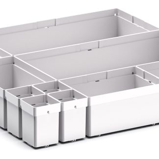 Contenitore Bott Grigio Plastica, 100mm x 525mm x 525mm