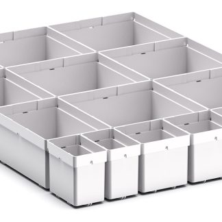 Contenitore Bott Grigio Plastica, 100mm x 525mm x 650mm