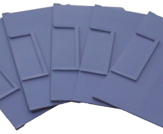 Divisore contenitore RS PRO Frontale - Posteriore Colore blu per uso con Contenitore per scaffale 234 x 140 mm