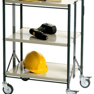 Carrello RS PRO in Acciaio, 3 ripiani 560 x 445mm, portata max 80kg