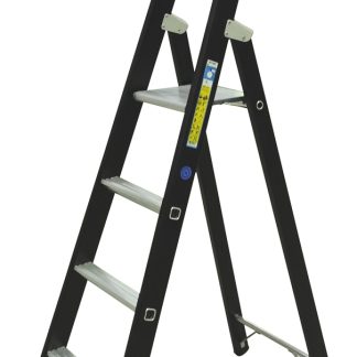 Scala Zarges a 4 gradini, alt. piattaforma 1.06m, montanti in Alluminio