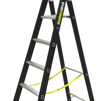 Scala Zarges a 5 gradini, alt. piattaforma 1.33m, montanti in Alluminio