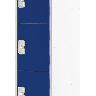 Armadietto di stoccaggio Acciaio Colore blu RS PRO 5 porta, 1800 mm x 300 mm x 450mm