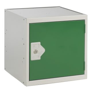 Armadietto di stoccaggio Acciaio Colore verde RS PRO 1 porta, 300 mm x 300 mm x 300mm