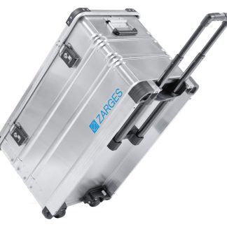 Valigetta Zarges K 424 XC in Alluminio, 800 x 400 x 455mm, a tenuta stagna, con ruote