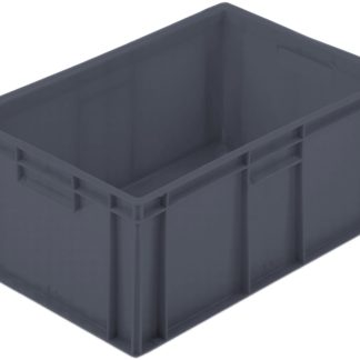 Contenitore impilabile Schoeller Allibert, 45L, col. Grigio, 235mm x 600mm x 400mm