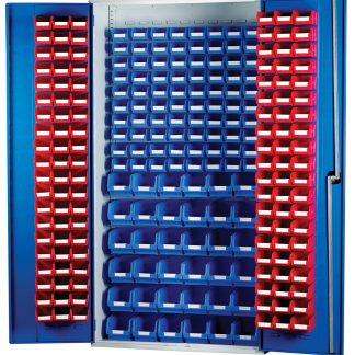 Armadietto di stoccaggio RS PRO in Acciaio, 2000 x 1015 x 430mm, Bloccabile