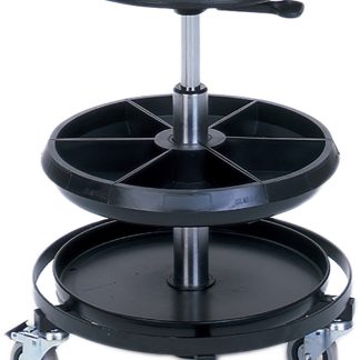 Sgabello mobile Bott in PUR, alt. piattaforma 0.51 → 0.77m