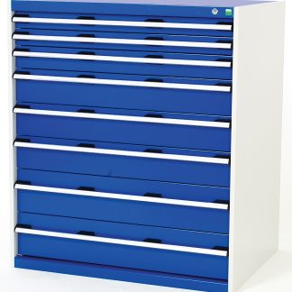 Cassettiera portaminuterie Bott, 8 cassetti , 1200mm x 1050mm x 750mm