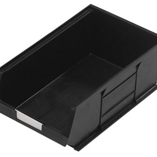 Contenitore RS PRO Nero PP, 132mm x 205mm x 350mm