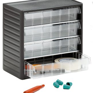 Cassettiera portaminuterie RS PRO, 4 cassetti , 290mm x 310mm x 180mm