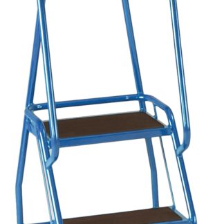 Scaletta RS PRO in Gomma a coste, acciaio, 2 gradini, alt. piattaforma 0.508m