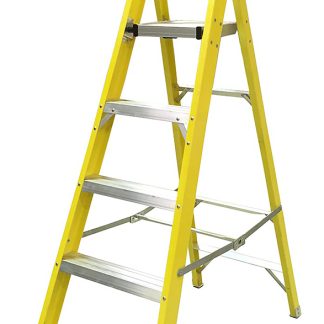 Scala RS PRO a 5 gradini, alt. piattaforma 1.18m, montanti in Fibra di vetro