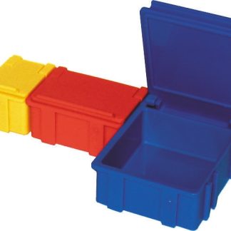 Contenitore modulare Licefa in ABS, 21mm x 42mm x 29mm, Coperchio trasparente