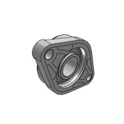 Cuscinetto flangiato SKF, 2 fori di montaggio da 12,3mm, Ø int 30mm, dimensioni 83mm x 42.2mm x 142.5mm