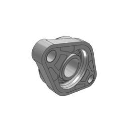 Cuscinetto flangiato SKF, 2 fori di montaggio, Ø int 25mm, dimensioni 130mm x 36.8mm x 38.8mm