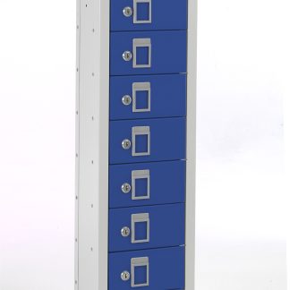 Armadietto Grigio chiaro RS PRO 8 porta, 915 mm x 250mm x 180mm