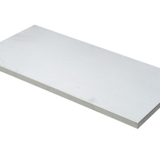 Ripiano Argento Metallo galvanizzato Toprax 4 ripiani x 870mm, 440mm, capacità di carico 200kg