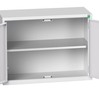 Armadietto a 2 ante Bott in Lamiera di acciaio, 800 x 350 x 600mm, 1 ripiano